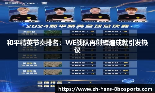 和平精英节奏排名：WE战队再创辉煌成就引发热议