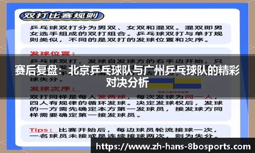 赛后复盘：北京乒乓球队与广州乒乓球队的精彩对决分析